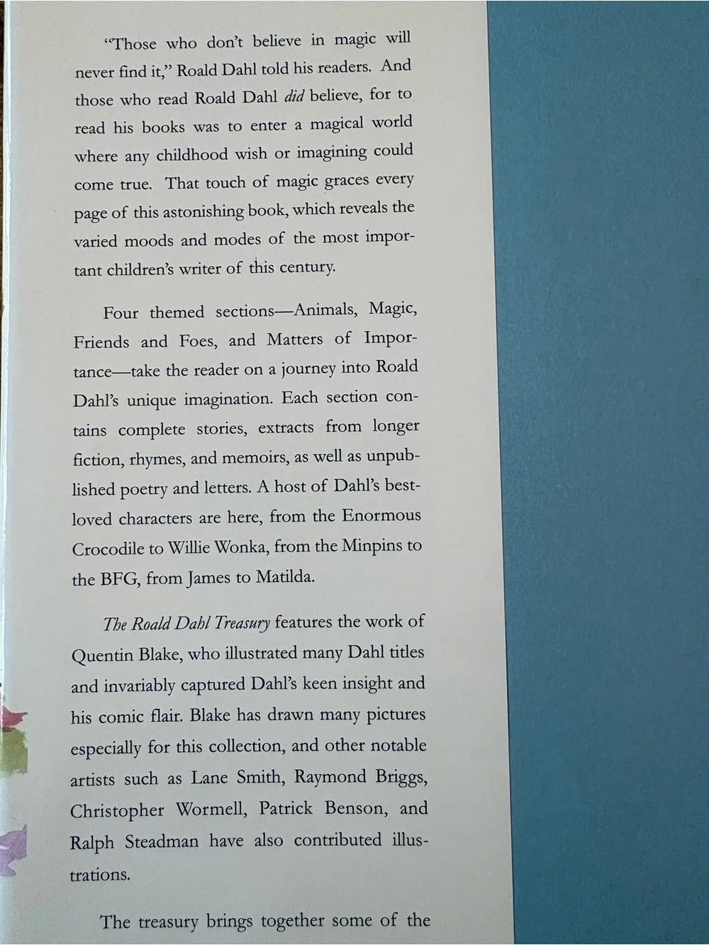 The Roald Dahl Treasury- Hardcover 🎁